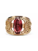 Ring Ruby Original Vintage 14K Rose Gold Vintage Jewlery vrc057r